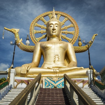 The Big Buddha at Wat Phra Yai temple